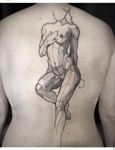 Aphrodite Tattoo, Hellboy Tattoo, Thumb Tattoos, Side Thigh Tattoos, Silhouette Tattoos, Body Sketches, Line Work Tattoo, Line Art Tattoos, Ink Pens