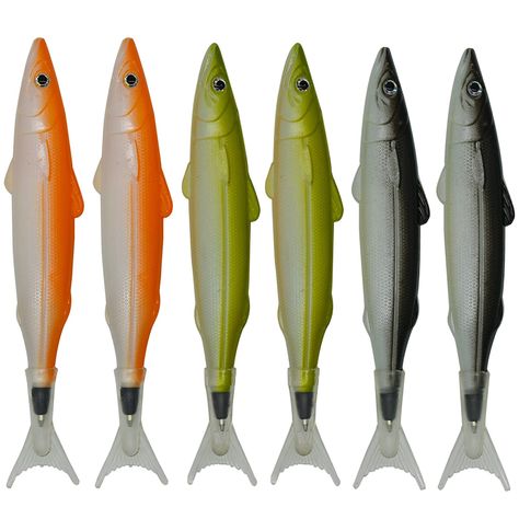 PRICES MAY VARY. Pack of 12 - 12 Piece Unique Fish Shape Pen for Smooth Writing,3 Colors,4 Piece Each Color. Size: Length - 5.7Inches (14.5CM) ; 3 Colors:Orange , Black ,Cyan Ink Color - Black, 0.7 mm Fine Point ; Material - Hard Plastic Cute Fish Style ,Best Gift for Students, Classmates, School, Home or Office Supplies, Business, Birthday, Christmas, Hallowmas, Decoration, Stage Props,Special Occasions etc. Widely Used - Roller Ball Ink Flows Evenly with Clear Bold Fine Lines. No Fading or Ski Memo Writing, Decoration Stage, Business Birthday, Novelty Pen, Unique Fish, Stage Props, Gift For Students, Presents For Boys, Cute Fish