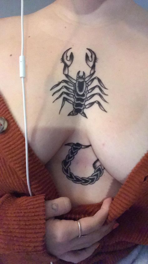 Scorpion by Bo (@trash.fires on Instagram) at wildcard tattoo in Warwick RI #tattoos #tattoo #beauty Wildcard Tattoo, Trending Tattoos, Deathly Hallows Tattoo, Be Yourself, Scorpion, Infinity Tattoo, Triangle Tattoo, Persona, Tattoos