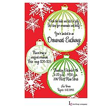 Ornament exchange invitations | RockPaperScissors Christmas Ornament Exchange Party, Christmas Ornament Exchange, Christmas Open House Invitations, Ornament Invitation, Ornament Exchange Party, Ugly Sweater Party Invitations, Snowflake Invitations, Online Party Invitations, Holiday Party Themes