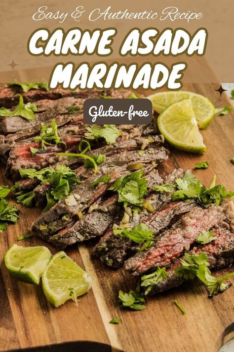 beef marinated using Mexican carne asada marinade Mexican Carne Asada Marinade, Mexican Carne Asada, Mexican Marinade, Gluten Free Mexican Recipes, Asada Marinade, Carne Asada Marinade, Mexican Recipe, Flank Steak, Beef Recipes For Dinner