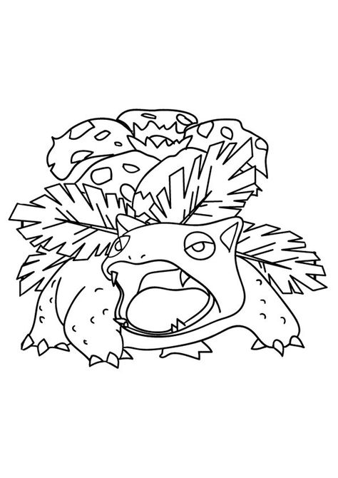 Venosaur pokemon coloring page Venusaur Drawing, Pokemon Lineart, Rayquaza Coloring Page, Pokemon Colouring, Pokemon Coloring Pages Legendary, Venusaur Pokemon, Charmeleon Pokemon Coloring Page, Pokemon Evee Evolution Coloring Pages, Pokemon Coloring Sheets