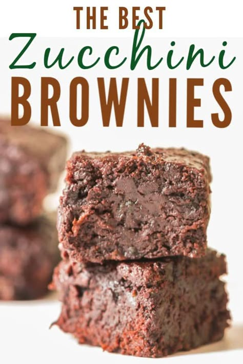 Brownie Easy, Use Up Zucchini, Simple Frosting, Homestyle Meals, Chocolate Zucchini Brownies, Zucchini Brownies, Zucchini Feta, Diy Easy Recipes, Vegan Zucchini