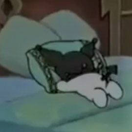 Kuromi In Jail, Angry Kuromi Pfp, Kuromi Spotify Cover, Kuromi Playlist Cover, Kuromi Low Quality, Kuromi Laying Down, Kuromi Mood Pics, Kuromi Pfp Funny, Kuromi Listening To Music