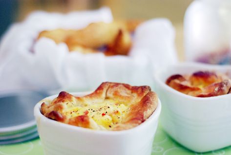 Egg Souffle, Ham And Swiss, Souffle Recipes, Baked Egg, Panera Bread, What's For Breakfast, Breakfast Items, Baked Eggs, Breakfast Treats