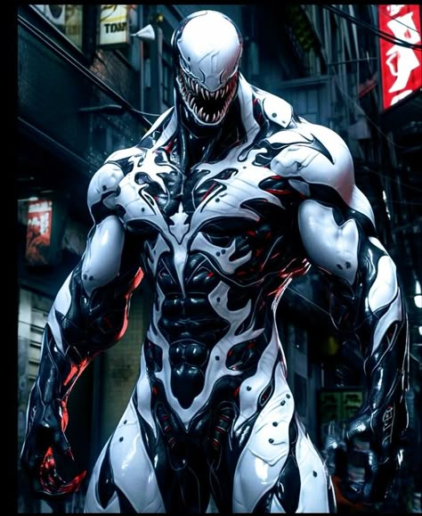 Venom Armor, Spider Man New Suit, Symbiote Oc, Overwatch Skin Concepts, Venom Character, Anti Venom, Symbiotes Marvel, Warrior Concept Art, Marvel Characters Art