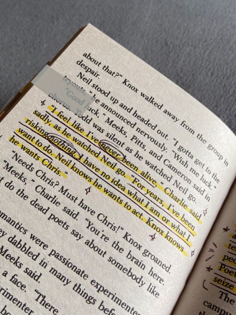 dead poets society - n.h. kleinbaum | book annotations Dead Poets Society Annotations, Knox Overstreet, Dead Poets Society Quotes, Dead Poet Society, Dead Poets Society Aesthetic, Dead Poets Society Book, Book Lines, Carpe Noctem, Society Quotes