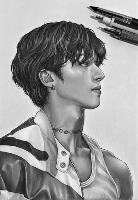 #wooyoung #wooyoungfanart #wooyoungart #ateez #ateezfanart #ateezart #sketch #portrait #kpop #kpopfanart #kpopart #art #fanart #sketch #pencilsketch #wooyoungsketch Ateez Sketch, Wooyoung Fanart, Ateez Drawings, Portrait Kpop, Soul Twin, Practice Sketching, Fanart Sketch, Profile Drawing, Drawing Styles