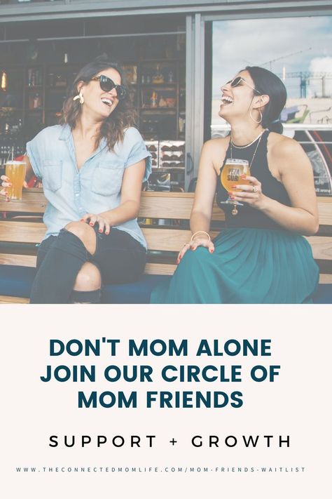 Looking for mom friends? Join our circle of moms committed to pursuing the local villages we crave (and deserve!). Mom Friends | Friendship Goals | Finding Community | Finding Your People | Judgment Free Moms | Mom Life Support Mom Community, Being The Mom Friend, Being The Mom Of The Group, The Mom Friend Of The Group, Mom Friends, Finding Joy In Motherhood, Circle Of Friends, Mom Support, Friend Friendship