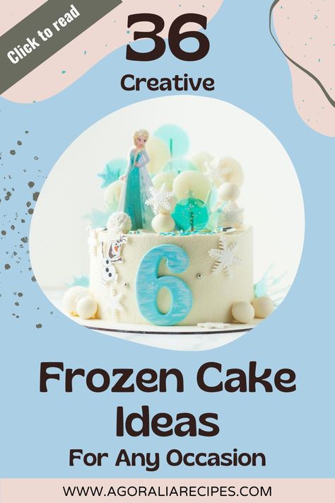 Is the Frozen fan in your family having a birthday coming up? Look nowhere else for inspiration because we have 36 Best Frozen Cake Recipes for you to try and make at home. These beautiful recipes will have you grabbing your kitchen utensils and motivating you to challenge your creative side. Easy Frozen Cake, Frozen Cake Ideas, Frozen Cake Decorations, Disney Frozen Cake, Frozen Theme Cake, Beautiful Recipes, Blue Frosting, Elsa Cakes, Movie Cakes