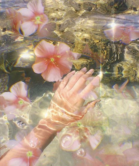 Flowers In Water, Ethereal Aesthetic, Luna Lovegood, Color Stories, Vintage Modern, Anaheim, In Water, Aesthetic Photo, Aesthetic Photography