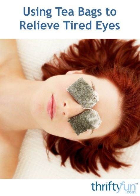 Tea bags, both black and green, are said to help revive tired eyes, as well as reduce dark circles, and puffiness. This page contains ideas about using tea bags to relieve tired eyes. Eye Creams, All Nighter, Puffy Eyes, Eye Bags, Without Makeup, Face Scrub, The Signs, Eye Care, Beautiful Skin