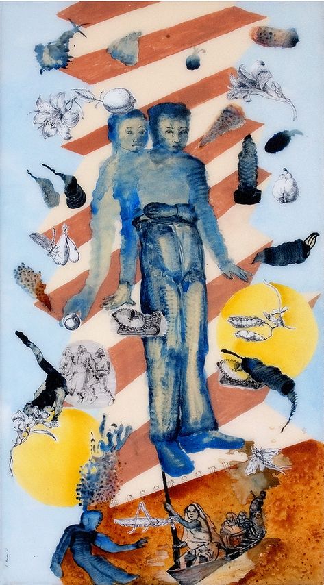 Nalini Malani (Indian, b. 1946), Nursery Tales – 2. AC, Ink And Enamel Reverse Painting On Ac Sheet, 72 x 40 in. Nalini Malani, Painting On Acrylic, Neo Dada, Indian Contemporary Art, Reverse Painting, Shadow Play, Indian Artist, Acrylic Ink, Postmodernism