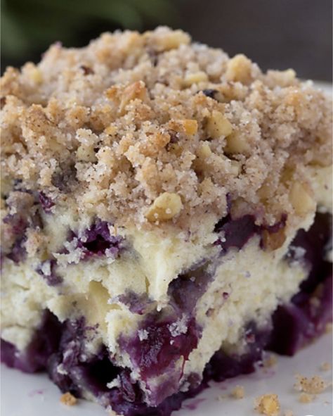 Blueberry Breakfast Cake Blueberries Desserts, Blueberry Crumble Cake, Blueberry Buckle Recipe, Blueberry Coffee Cake Recipe, Breakfast Cakes, Cake Blueberry, Breakfast Coffee Cake, Blueberry Buckle, Blueberry Breakfast Cake