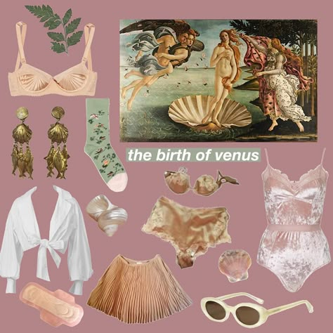 Aphrodite Lookbook, Aphrodite Clothes, Aphrodite Outfit Aesthetic, Aphrodite Inspired Outfits, Mermaid Core Aesthetic Outfits, Goddess Aesthetic Outfit, Aphrodite Aesthetic Outfit, Aphrodite Outfit, Artsy Style Outfits