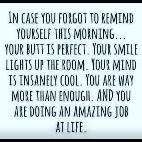 You're perfect the way you are. Learn to love the person in the mirror. Today I am Enough Quotes Enough Quotes, You Are Enough Quote, Mirror Quotes, Enough Is Enough Quotes, Worthy Quotes, Brene Brown Quotes, Good Morning Funny, Remind Yourself, I Love You Quotes