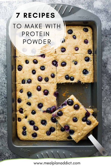 Donuts, cookie dough, waffles, oh my! You have got to check out these 7 recipes to make with protein powder - that look almost too good to be true! #Proteinrecipes #proteinpowder #mealplanaddict Recipes With Pea Protein Powder, Breakfast Protein Powder Recipes, Protein Powder Desserts Low Carb, Pb2 Protein Powder Recipes, Breakfast Recipes With Protein Powder, Almond Protein Powder Recipes, Things To Add Protein Powder To, Protein Recipes Dessert, Healthy Protein Powder Desserts