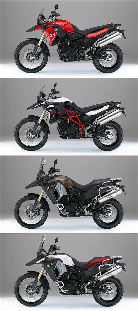 BMW F800GS - 2014 colors * racing Red * Light white uni/Black Storm metal - Adventure : * Kalamata metallic matt * Alpine white Adventure Bike Motorcycles, Bmw F800gs, Touring Motorcycles, White Motorcycle, Motorcross Bike, Bmw Motors, Enduro Motorcycle, Ducati Motorcycles, Alpine White