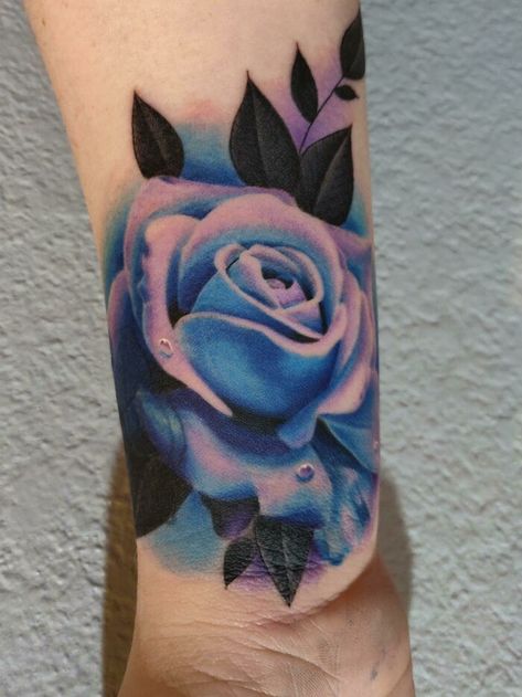 Cover Up Tattoo I Got On My Wrist Flower On Wrist Tattoo, Rose Wrist Tattoo, Tattoo With Roses, Yesterday Tattoo, Couple Wrist Tattoos, Bicep Tattoos, Wrist Band Tattoo, Date Tattoo, Eyeball Tattoo