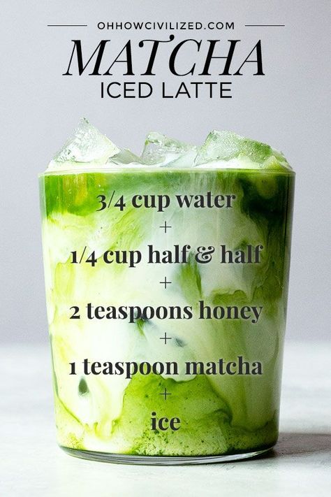 Tea Sommelier, Iced Matcha Green Tea, Matcha Drink Recipes, Matcha Green Tea Recipes, Sommer Mad, Matcha Green Tea Latte, Green Tea Recipes, Iced Matcha Latte, Matcha Drink