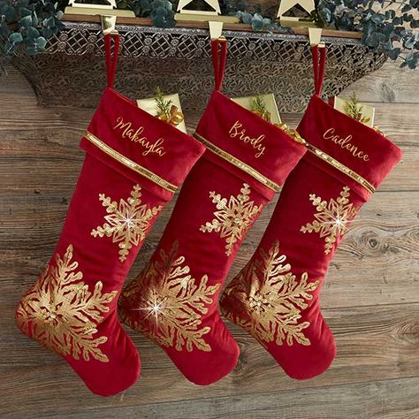 Gold Christmas Stockings, Cute Christmas Stockings, Red Gold Christmas, Plaid Christmas Stockings, Unique Christmas Stockings, Burlap Christmas Stockings, Red Christmas Stockings, White Christmas Stockings, Personalized Christmas Stocking