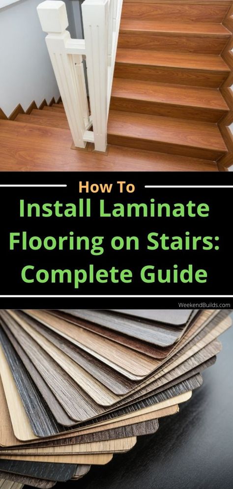 There are so many things to like about laminate flooring. It’s cheap, durable, and it looks good if installed properly. What some people don’t know is that you can put laminate flooring on stairs, too. Installing Laminate Flooring On Stairs, How To Put Laminate On Stairs, Different Laminate Flooring In Rooms, How To Install Vinyl Plank Flooring On Stairs, Laminate Flooring On Stairs Diy, Laminate Floor Stairs, Laminate Wood Flooring On Stairs, Stairs With Laminate Flooring, Laminate Stair Treads