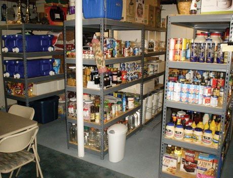 Survival storeroom by David Eddings Underground Shelter, Doomsday Prepping, Underground Bunker, Emergency Preparation, Survival Shelter, Survival Techniques, Homestead Survival, Home Magazine, Disaster Preparedness