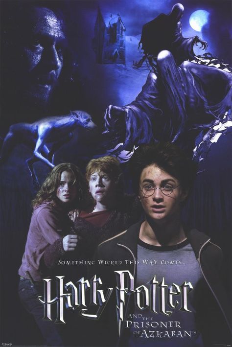 Harry Potter and the Prisoner of Azkaban 11x17 Movie Poster (2004) Prisoner Of Azkaban Poster, Dark Academia Movies, Lupin Harry Potter, Harry Potter Poster, Potter Head, The Goblet Of Fire, The Prisoner, The Prisoner Of Azkaban, Prisoner Of Azkaban