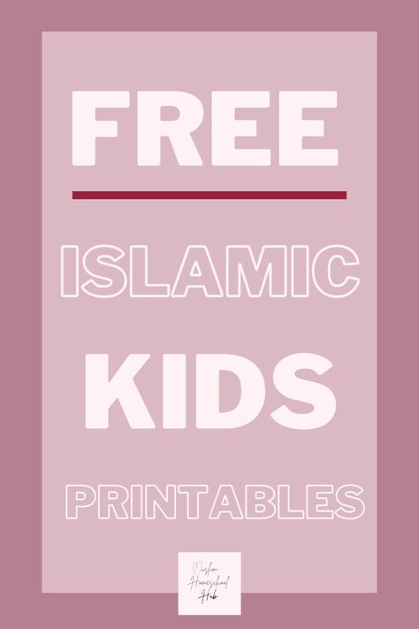 Want free Islamic Worksheets for your kids? Click to get free PDF printables and download instantly. Teach Islam in your homeschool with these free worksheets. Arabic Worksheets Free Printable, Islamic Kids Activities Worksheets, Tajweed Worksheets, Islamic Worksheets For Kids, Islamic Activities For Kids, Quran Lessons, Kids Word Search, Printable Islamic Art, Islamic Books For Kids