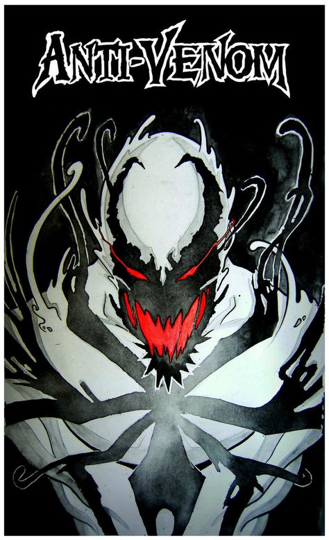 #Anti #Venom #Fan #Art. (ANTI-VENOM (SPIDERMAN) By: Vagavans. (THE * 5 * STÅR * ÅWARD * OF: * AW YEAH, IT'S MAJOR ÅWESOMENESS!!!™)[THANK U 4 PINNING!!!<·><]<©>ÅÅÅ+(OB4E) Anti Venom Spiderman, Anti Venom Marvel, Venom Spiderman, Venom Comics, Venom Art, Symbiotes Marvel, Marvel Venom, Marvel Villains, Superhero Comics