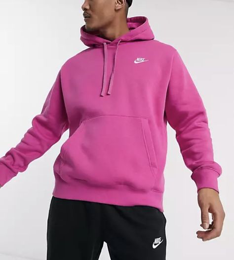 Hoodie Wallpaper, Pink Nike Hoodie, Pink Man, Pink Boy, Summer Wishlist, Preppy Clothes, Memes Status, Pink Men, Pink Nike