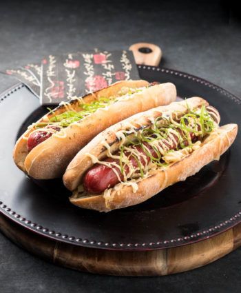 japanese - glebe kitchen Japanese Hot Dog, Coney Dogs, Make Teriyaki Sauce, Japanese Mayo, Recipes Japanese, Sandwich Wraps Recipes, Tea Sandwich, South Korean Food, Side Salads