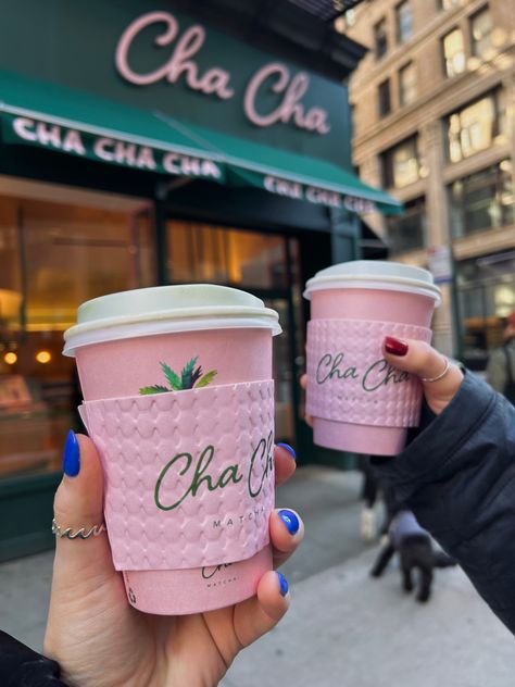 Matcha Cha Cha | Matcha green tea shop | Matcha Latte | New York City | NYC | New York, New York | Manhattan | Matcha Coffee Latte, Matcha Shop, Banana Matcha Latte, Matcha Shop Aesthetic, Cha Cha Matcha Nyc, Matchaful Nyc, Matcha Cafe Aesthetic, Matcha Frappe Aesthetic, Matcha Bars