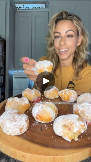 125K views · 24K reactions | 3 ingredient air fryer donuts #airfryer #recipe #donut #easyrecipe #food #cook recipe on my website | Brooke Brown | _cookwithbrooke_ · Original audio Air Fryer Pastry Recipes, Donuts From Biscuits, Recipe Donut, 1960s Food, Air Fryer Donuts, Airfryer Recipe, Dressing Recipes Thanksgiving, Brooke Brown, Air Fryer Recipes Dessert