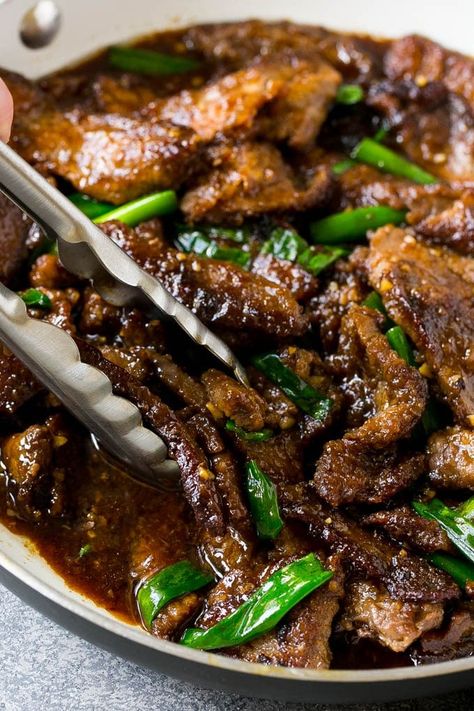 Mongolian Beef Mongolian Beef Recipe, Mongolian Beef Recipes, Sweet And Spicy Sauce, Mongolian Beef, Beef Recipe, Incredible Recipes, Diet Vegetarian, Dinner Recipes Crockpot, Beef Recipes For Dinner