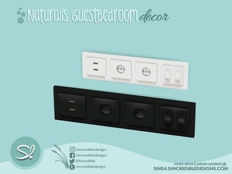 Sims 4 Outlet Cc, Sims 4 Light Switch Cc, Sims 4 Resource Furniture, Sims Resource Bedroom, The Sims Resource Sims 4 Furniture, Sims 4 Wall Decor, Sims 4 Wall Cc, Sims 4 Cc Wall Decor, Sims 4 Walls