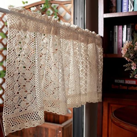 DIY crochet curtains