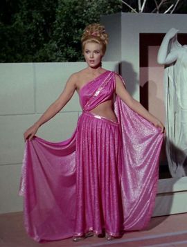 Who Mourns for Adonis - Star Trek TOS Star Trek Outfits, Leslie Parrish, Star Trek Fashion, Star Trek Costume, Star Trek 1966, Robes Glamour, Star Trek Original Series, Star Trek Tv, Star Trek Images