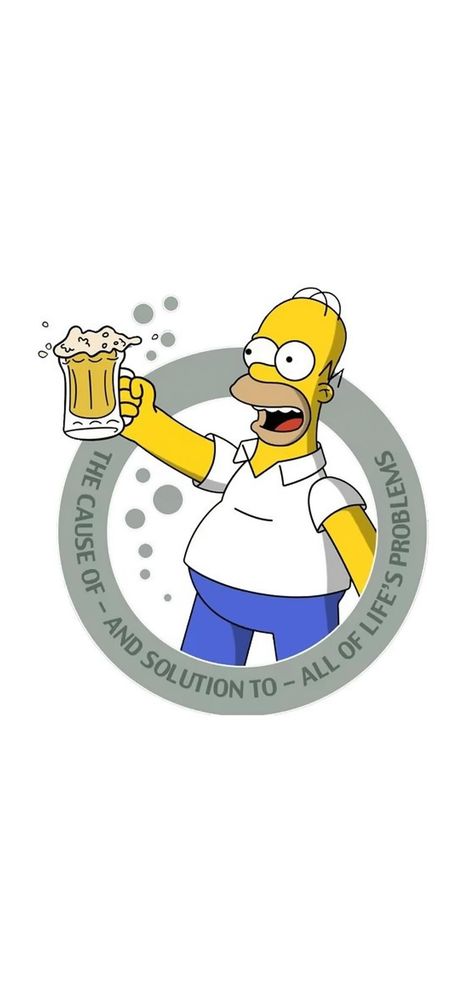 Homer Simpson Beer, The Simpson, Hd Phone Wallpapers, Homer Simpson, Manga Cosplay, Deadpool, Batman, Snoopy, Fan Art