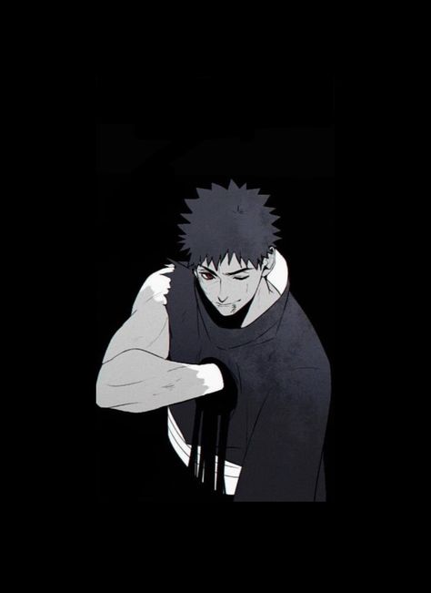 Obito Dark Wallpaper, Obito Pfp Aesthetic, Obito Uchiha Aesthetic, Obito Aesthetic, Drawing Obito, Obito Pfp, Uchiha Aesthetic, Obito Wallpaper, Obito Naruto