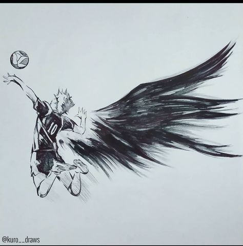 Hinata Drawing Haikyuu, Basketball Art Draw, Haikyu Tattoo Ideas, Haikyuu Drawing Sketch, Haikyuu Tattoo Ideas, Hinata Shoyo Manga, Haikyu Art, Haikyuu Tattoo, Haikyuu Drawing