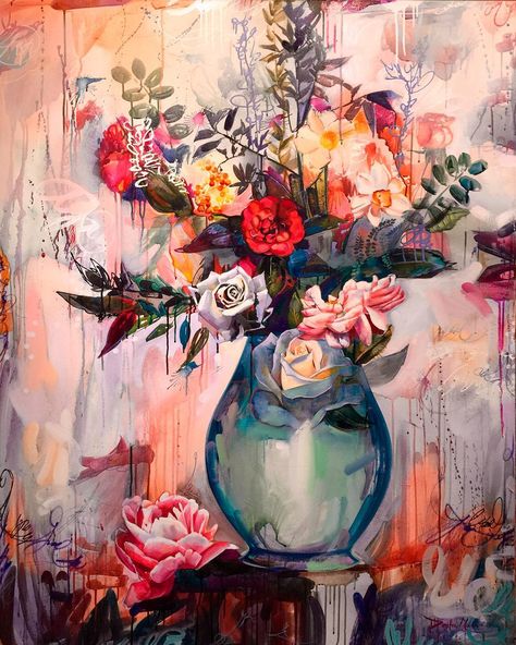 “You are altogether beautiful my love, there is no flaw in you... #dimitramilanart” Dimitra Milan, Paintings Beautiful, Milan Art, Vases Art, Flower Art Drawing, Artwork Images, Arte Inspo, Realism Art, Abstract Portrait