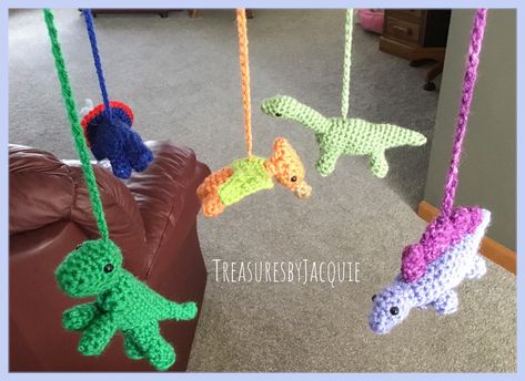 Dinosaur Mobile, Bunting Crochet, Mobile Frame, Green Wings, Bunny Bonnet, Green Wing, Crochet Kids, Baby Dinosaur, Mobile Nursery