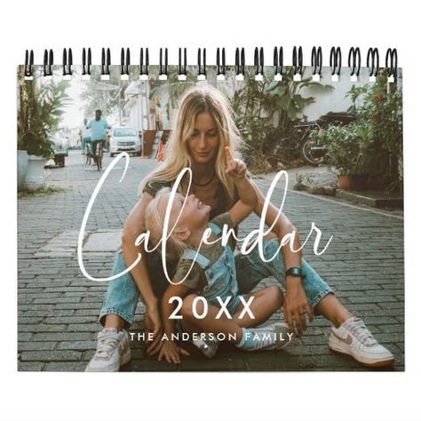 Calendar Photo, Handwritten Typography, Baby Event, 2023 Photo, Family Calendar, Creative Gifts For Boyfriend, Custom Calendar, Photo Calendar, Family Memories