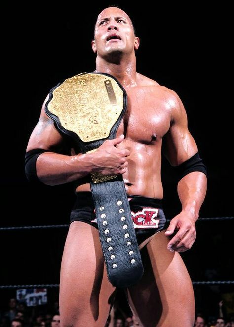 The Rock WCW World Heavyweight Champion "Big Gold Belt" The Rock Wrestler, The Rock Wwe, Wrestling Belt, Rock People, Wwe The Rock, World Heavyweight Championship, Shawn Michaels, Wwe World, The Rock Dwayne Johnson