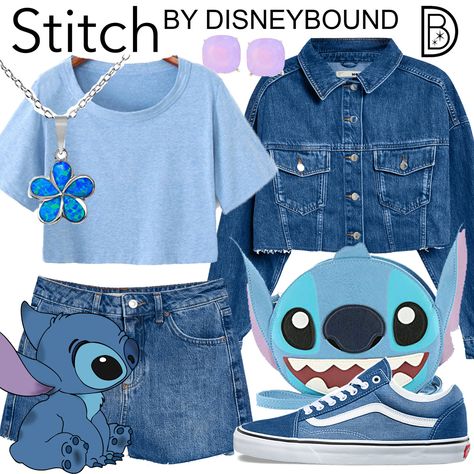 Stitch Obama Means Family, Stitch Disney Bound, Star Wars Inspired Outfits, Winter Outfits Edgy, Disney Character Outfits, Disney Bound Outfits Casual, Batman Outfits, Disney Dress Up, Disney Themed Outfits