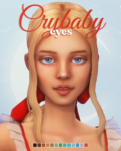 Crybaby eyes | Miiko on Patreon Sims Challenge, Sims 4 Cc Eyes, The Sims 4 Skin, The Sims 4 Packs, Sims 4 Cc Makeup, Sims 4 Body Mods, Sims 4 Cc Skin, Sims 4 Characters, Sims 4 Mm