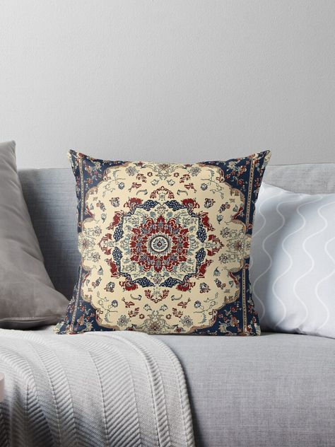 Get my art printed on awesome products. Support me at Redbubble #RBandME: https://www.redbubble.com/i/throw-pillow/Antique-Vintage-Retro-Bohemian-Persian-Carpet-Pattern-by-YummyCreative/165345878.5X2YF?asc=u Patterned Carpet, Persian Carpet, Pillow Pattern, Pillow Sale, Persian, Retro Vintage, Carpet, Throw Pillows, Pillows