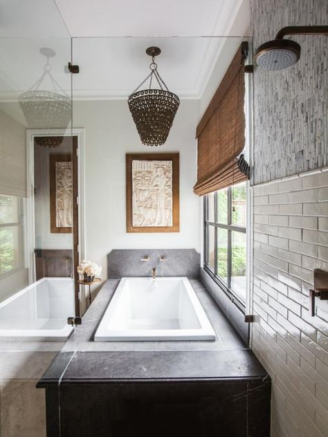 Marie Flanigan Interiors, Marie Flanigan, Interior Minimalista, Boho Bathroom, Stylish Bathroom, Beautiful Bathrooms, White Bathroom, Bathroom Renovation, Bathroom Inspiration