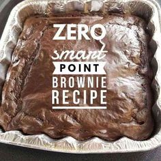 Weight Watchers Brownies, Weigh Watchers, Weight Watcher Desserts, Resep Brownies, Weight Watchers Meal Plans, Weight Watchers Snacks, Weight Watchers Recipes Desserts, Weight Watchers Smart Points, Weight Watchers Free